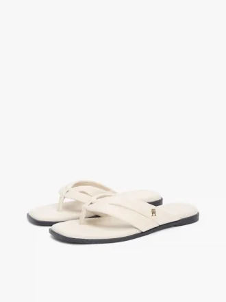 Leren teenslipper
