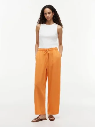 Lichtgewicht broek van linnenmix Lichtgewicht broek van linnenmix