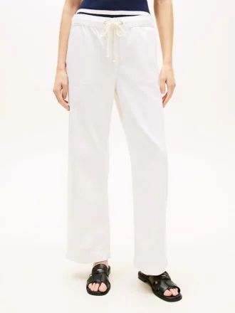 Lichtgewicht pull-on jeans met wijde pijpen Lichtgewicht pull-on jeans met wijde pijpen