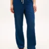Lichtgewicht pull-on jeans met wijde pijpen Lichtgewicht pull-on jeans met wijde pijpen