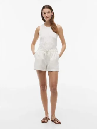 Lichtgewicht short met elastische tailleband