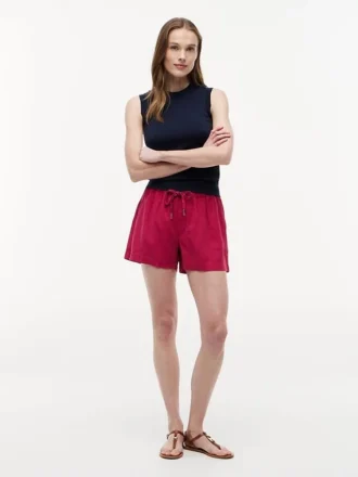 Lichtgewicht short met elastische tailleband
