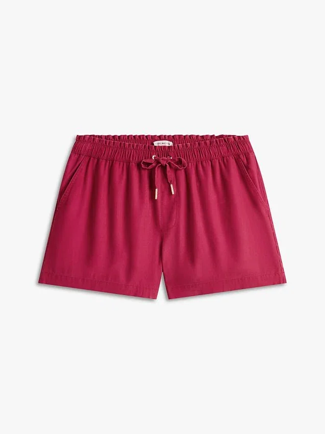 Lichtgewicht short met elastische tailleband Lichtgewicht short met elastische tailleband