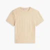 Lichtgewicht T-shirt van ribgebreid Lichtgewicht T-shirt van ribgebreid