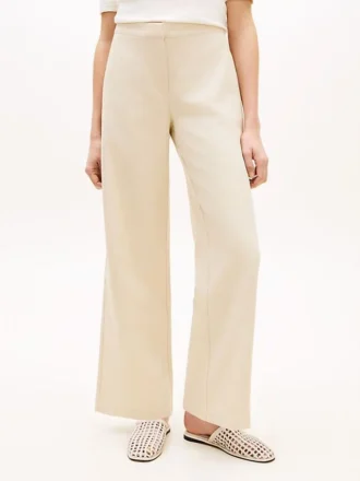 Lichtgewicht twill broek met rechte pijpen Lichtgewicht twill broek met rechte pijpen