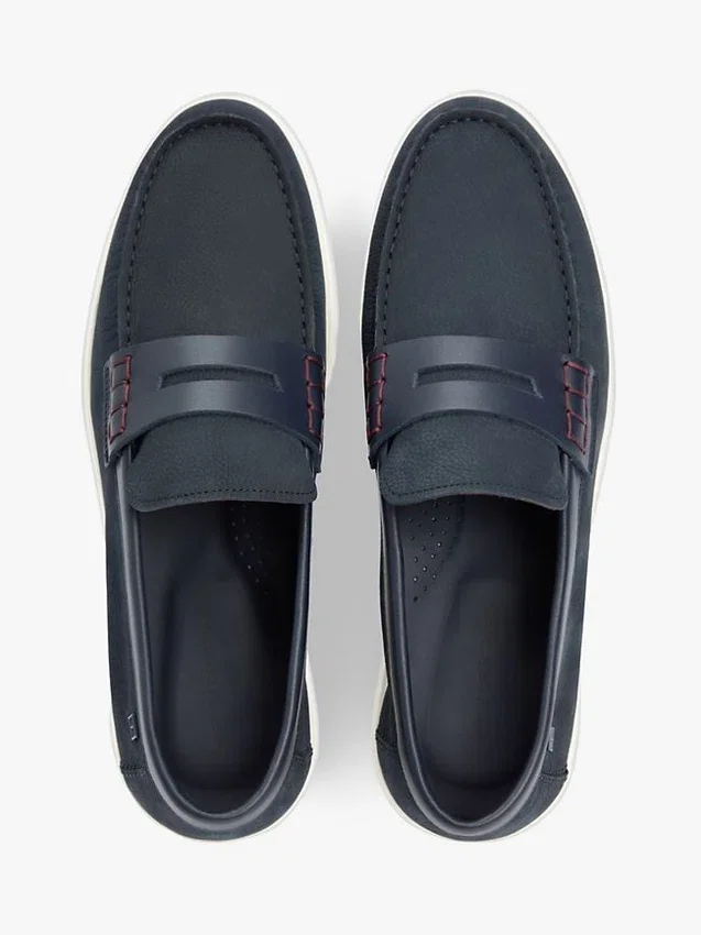 Loafer van nubuckleer Loafer van nubuckleer
