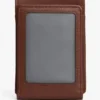 Magneetportemonnee van generfd leer Magneetportemonnee van generfd leer
