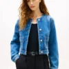 Medium Wash Denim damesjas Medium Wash Denim damesjas