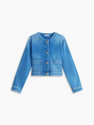 Medium Wash Denim damesjas