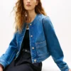 Medium Wash Denim damesjas Medium Wash Denim damesjas