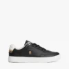 Metallic leren court sneaker Metallic leren court sneaker