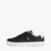 Metallic leren court sneaker Metallic leren court sneaker