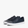 Metallic Logo Pebbled Court Sneaker Metallic Logo Pebbled Court Sneaker