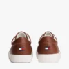 Metallic Logo Pebbled Court Sneaker Metallic Logo Pebbled Court Sneaker