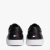 Metallic Logo Pebbled Court Sneaker Metallic Logo Pebbled Court Sneaker