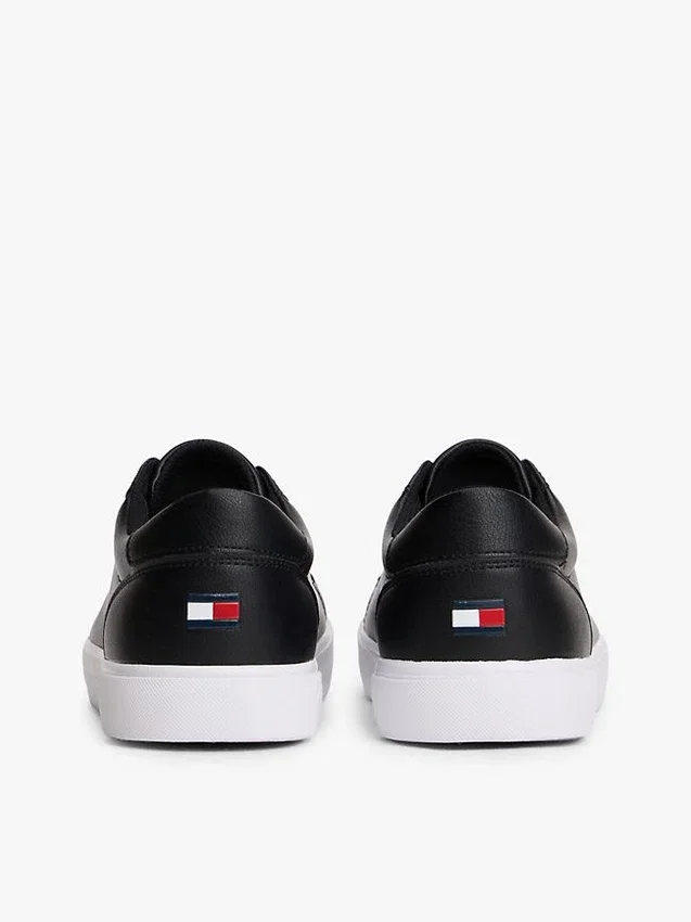 Metallic Logo Pebbled Court Sneaker Metallic Logo Pebbled Court Sneaker