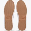 Metallic Logo Pebbled Court Sneaker Metallic Logo Pebbled Court Sneaker