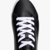 Metallic Logo Pebbled Court Sneaker Metallic Logo Pebbled Court Sneaker