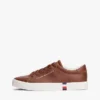 Metallic Logo Pebbled Court Sneaker Metallic Logo Pebbled Court Sneaker