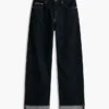 Mid-rise selvedge losse rechte Jeans Mid-rise selvedge losse rechte Jeans