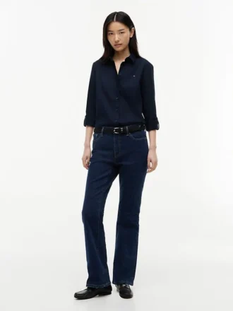 Mid-rise stretch bootcut-Jeans