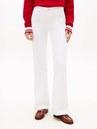 Mid-Rise Stretch Flare Jeans