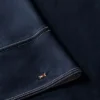 Midi-jurk met contrasterende stiksels en ceintuur met riemen Midi-jurk met contrasterende stiksels en ceintuur met riemen