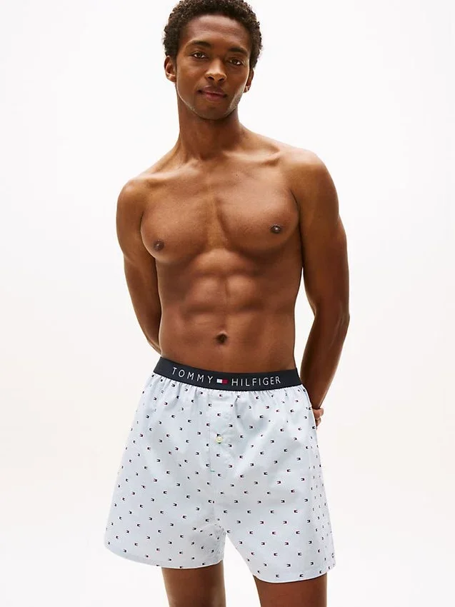 Modieuze geweven boxershort Modieuze geweven boxershort