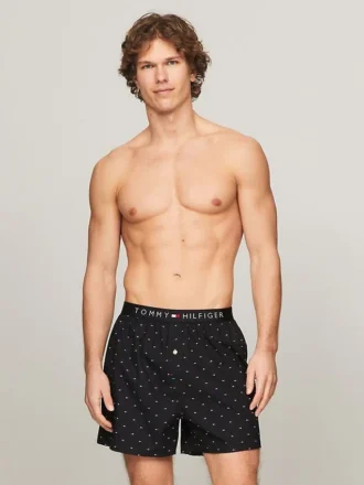 Modieuze geweven boxershort