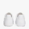 Monogram Heel leren court sneaker Monogram Heel leren court sneaker