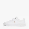 Monogram Heel leren court sneaker Monogram Heel leren court sneaker