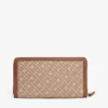 Monogram Jacquard-portemonnee met rits Monogram Jacquard-portemonnee met rits