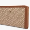 Monogram Jacquard-portemonnee met rits Monogram Jacquard-portemonnee met rits