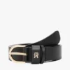 Monogram slanke leren riem Monogram slanke leren riem