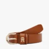 Monogram slanke leren riem Monogram slanke leren riem