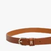 Monogram slanke leren riem Monogram slanke leren riem