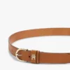 Monogram slanke leren riem Monogram slanke leren riem
