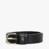 Monogram slanke leren riem Monogram slanke leren riem