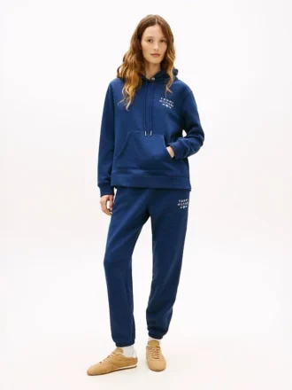 Monotype gemêleerde joggingbroek