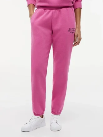 Monotype gemêleerde joggingbroek