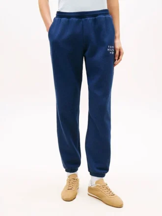 Monotype gemêleerde joggingbroek