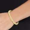 Monotype metalen kralenarmband