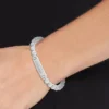 Monotype metalen kralenarmband