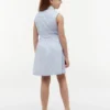 Mouwloze shirtjurk met ceintuur voor kinderen Mouwloze shirtjurk met ceintuur voor kinderen