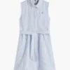 Mouwloze shirtjurk met ceintuur voor kinderen Mouwloze shirtjurk met ceintuur voor kinderen