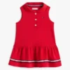 Mouwloze stretchpolojurk voor baby’s