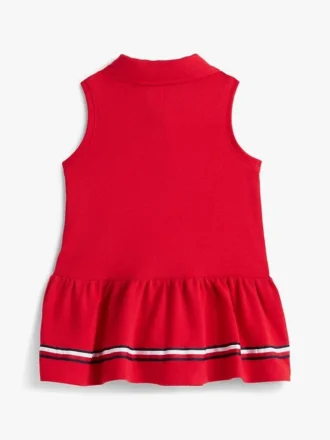 Mouwloze stretchpolojurk voor baby’s