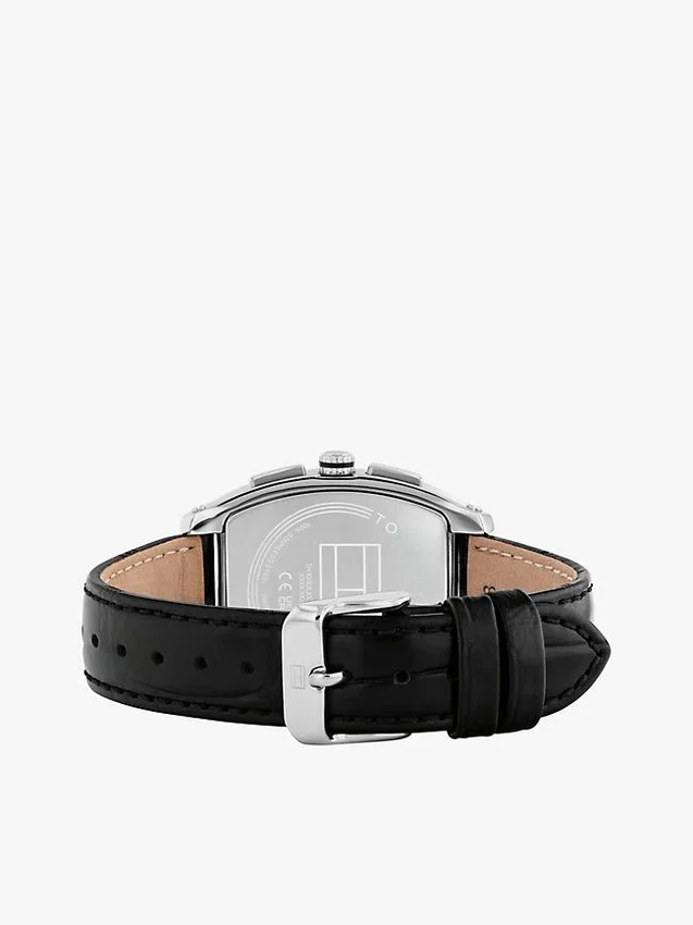 Multifunctioneel horloge met leren band van 36 mm Multifunctioneel horloge met leren band van 36 mm