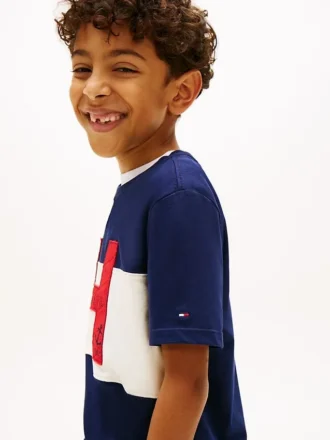 Nautical H Logo Colorblock T-shirt voor kinderen