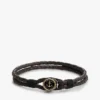 Nautische gevlochten leren armband Nautische gevlochten leren armband